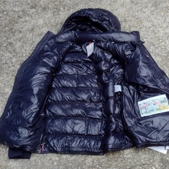Moncler Cuvelier Giubbotto Navy Down Jacket Men’s 5 XL Slim XXL NWT - Picture 7 of 15
